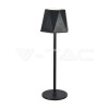 LAMPA LED 1.5W 3IN1 CU ACUMULATOR - NEGRU
