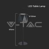 LAMPA LED 1.5W 3IN1 CU ACUMULATOR - NEGRU