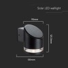 LAMPA LED CU INCARCARE SOLARA 1W IP54 3000K - NEGRU