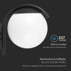LAMPA PERETE CU SOCLU E27 IP44 - NEGRU MAT