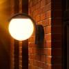 LAMPA PERETE CU SOCLU E27 IP44 - NEGRU MAT