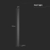 CORP ILUMINAT LINEAR 10W 3000K IP65 - NEGRU