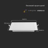 PANOU LED 18W INCORPORABIL 6500K
