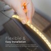 Banda led cob 21w/m 24v 3in1 ip20 5m - iluminare eficientă