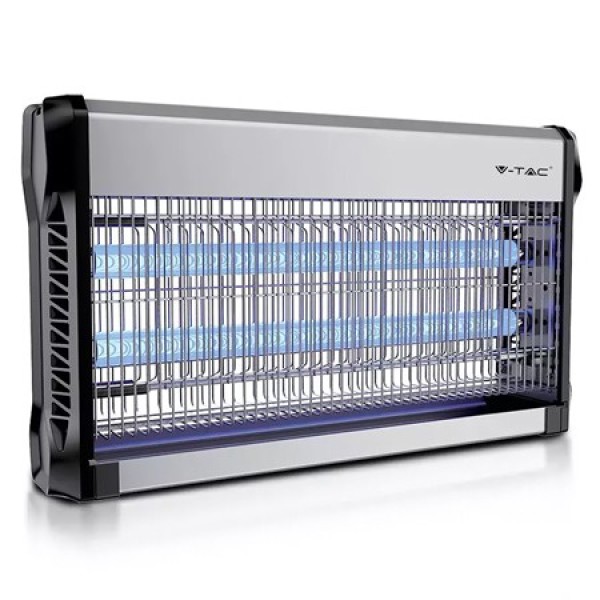 Aparat anti-insecte cu lumina uv 2x15w - fără substanțe chimice
