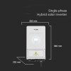 INVERTOR SOLAR 6KW HYBRID ON GRID/OFF GRID MONOFAZAT