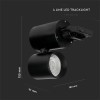 TRACKLIGHT LED 30W 6400K - NEGRU TRACKLIGHT LED 30W 6400K - NEGRU