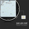Aplica rotunda led 12w ip54 alb cald, 840lm, 3000k