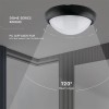 Aplica rotunda led 12w ip54 alb cald, 840lm, 3000k