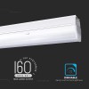 CORP LED LINEAR 50W 160LM/W 4000K ALB NEUTRU