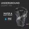 SPOT LED STEPLIGHT 1W 6400K ALB RECE