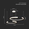 CANDELABRU LED DIMABIL 50W 3000K 110X80X120CM - ALB