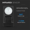 SENZOR MISCARE 360GR 1000W - NEGRU