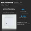 SENZOR MISCARE 180GR 1200W  MAX-  ALB