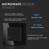 SENZOR MISCARE 180GR 1200W  MAX - NEGRU
