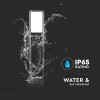LAMPA LED GRADINA 10W IP65 3000K - NEGRU
