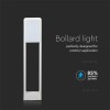 LAMPA ILUMINAT GRADINA 10W IP65 3000K ALB CALD - ALB