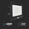 REFLECTOR LED SMD 50W 6400K IP65 CU SENZOR MISCARE - NEGRU