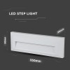 CORP ILUMINAT LED PENTRU SCARI 3W 4000K ALB NEUTRU - ALB