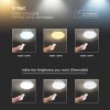 Aplica led 40w 3in1 dimabil cu telecomandă - iluminat versatil Aplica led 40w 3in1 dimabil cu telecomandă - iluminat versatil