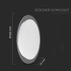 Aplica led 40w 3in1 dimabil cu telecomanda - 4000 lm, ip20 Aplica led 40w 3in1 dimabil cu telecomanda - 4000 lm, ip20