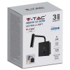 LAMPA LED PERETE 3W 3000K - NEGRU LAMPA LED PERETE 3W 3000K - NEGRU