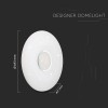 Aplica led 30/60/30w dimabil cu telecomanda pentru acasă
