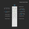 Aplica led 30/60/30w dimabil cu telecomanda pentru acasă