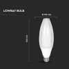 BEC LED E40 60W 6500K ALB RECE, CIP SAMSUNG