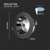 SPOT LED 10W 4000K ALB NEUTRU - NEGRU SPOT LED 10W 4000K ALB NEUTRU - NEGRU