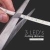 Banda led smd3528 60led/m 4.2w 3000k ip65 5m - iluminare eficientă