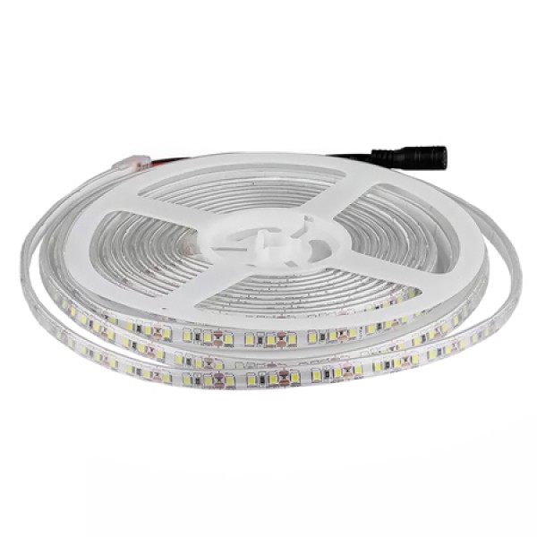 Banda led smd3528 120led/m 6400k ip65 5m - iluminare eficientă