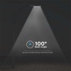 Lampa Stradala LED V-TAC, Samsung Chip, 150W, 18000 lm, Senzor Crepuscular Photocell, Lumina Neagra 4000K, IP65, Aluminiu, Gri Lampa Stradala LED V-TAC, Samsung Chip, 150W, 18000 lm, Senzor Crepuscular Photocell, Lumina Neagra 4000K, IP65, Aluminiu, Gri