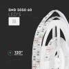 BANDA LED SMD5050 60LED/M GALBEN IP20 5M