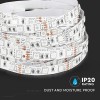 BANDA LED SMD5050 60LED/M GALBEN IP20 5M