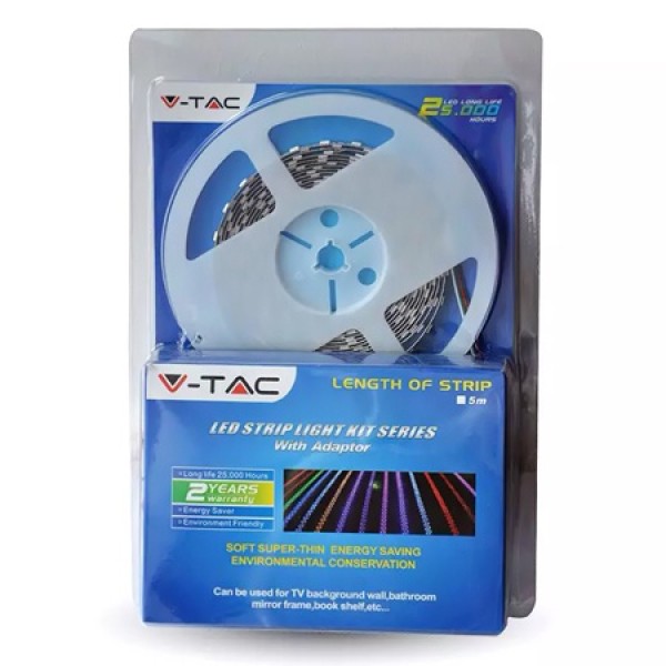 KIT BANDA LED SMD5050 RGB 60LED/M IP65 5M KIT BANDA LED SMD5050 RGB 60LED/M IP65 5M