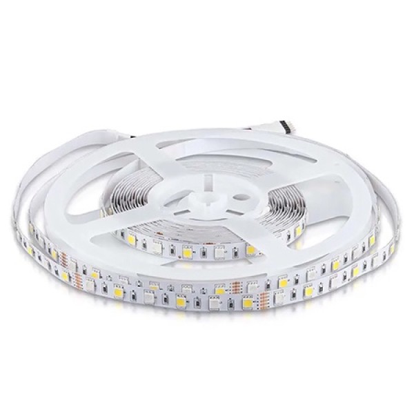 KIT BANDA LED SMD5050 RGB+W 6000K 60LED/M IP20 5M KIT BANDA LED SMD5050 RGB+W 6000K 60LED/M IP20 5M