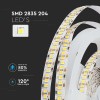 Banda led smd2835 204led/m 3000k 5m - eficiență și durabilitate