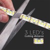 Banda led smd2835 204led/m 4000k ip20 5m - iluminat eficient