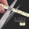 Banda led smd2835 204led/m 6400k ip20 5m - iluminare eficientă