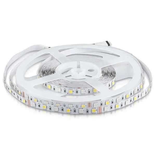 BANDA LED SMD5050 60LED/M RGB + ALB NEUTRU IP20 5M