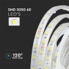 BANDA LED SMD5050 24V 60LED/M 6400K IP65 5M