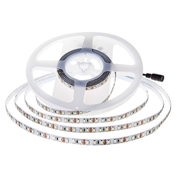 Banda led smd2835 24v 168led/m 3000k ip20 5m - iluminare eficientă