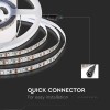 Banda led smd2835 24v 168led/m 3000k ip20 5m - iluminare eficientă