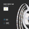 Banda led smd2835 24v alb rece 6400k 5m