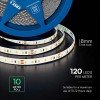Banda led 8mm 10w/m 24v ip20 rola 10m 3000k cip cree