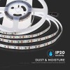 Banda led smd2835 120led/m 24v 6500k - rola 10m