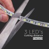 Banda led 24v smd2835 8w/m 120led/m 3000k ip65 10m - iluminat eficient Banda led 24v smd2835 8w/m 120led/m 3000k ip65 10m - iluminat eficient