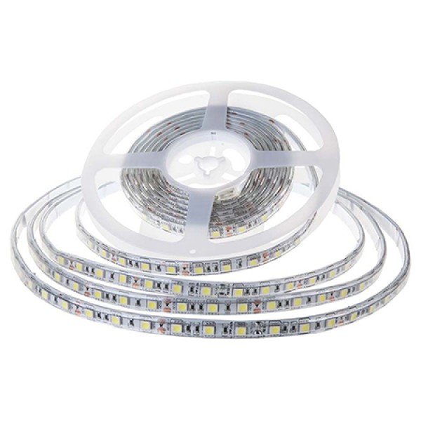 Banda led smd2835 120led/m 24v 4000k ip65 10m - iluminare eficientă