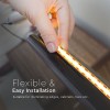Banda led cob 24v 6400k ip20 5m - iluminare eficientă și modernă